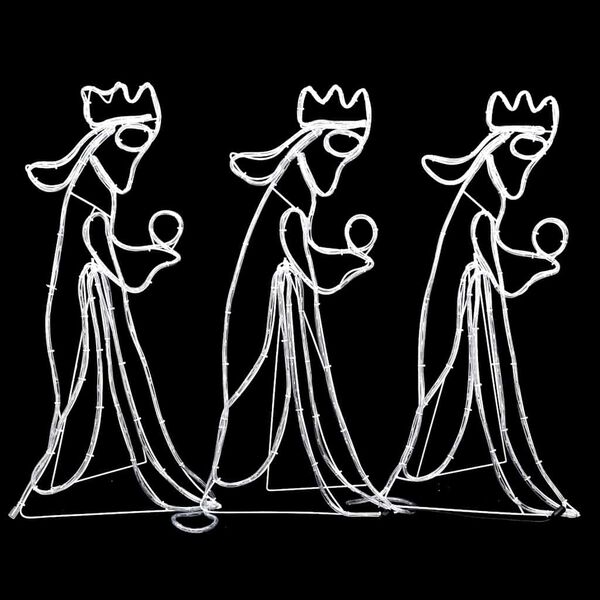 vidaXL Jólatrésmynd með 504 LED 99,5x45,5 cm