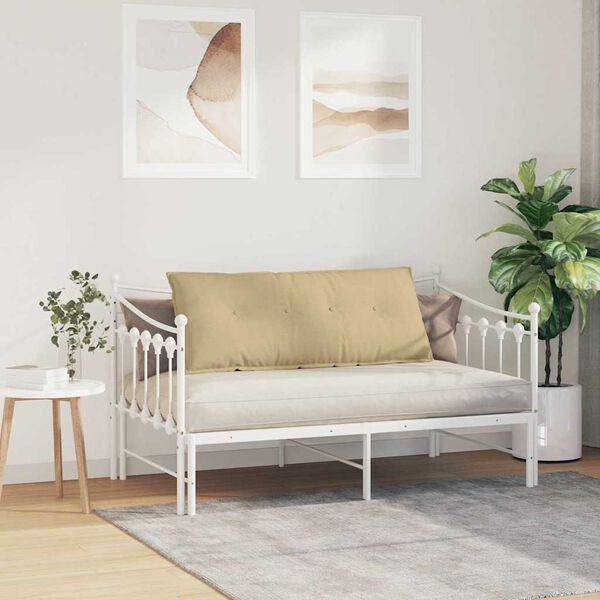 vidaXL Bakp&uacute;&eth;i Gr&aacute;r gr&aelig;nn 120 x 50 cm Korduroy efni