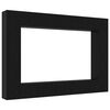 vidaXL Sj&oacute;nvarpssk&aacute;pasett Vegghengt 8 pcs Svartur Eik 100 x 30 x 30 cm