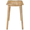vidaXL Borðstofuborð 112x52x76 cm Solid Wood Mangó