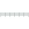vidaXL Gir&eth;ingarplata me&eth; st&oacute;lpum &uacute;r j&aacute;rni 1040x120 cm gr&aelig;n