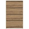 vidaXL skenkur Artisan Oak 60x35x98,5 cm