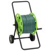 vidaXL Gr&aelig;nn Sl&ouml;nguhj&oacute;lavagn me&eth; 30 m Sl&ouml;ngu PVC