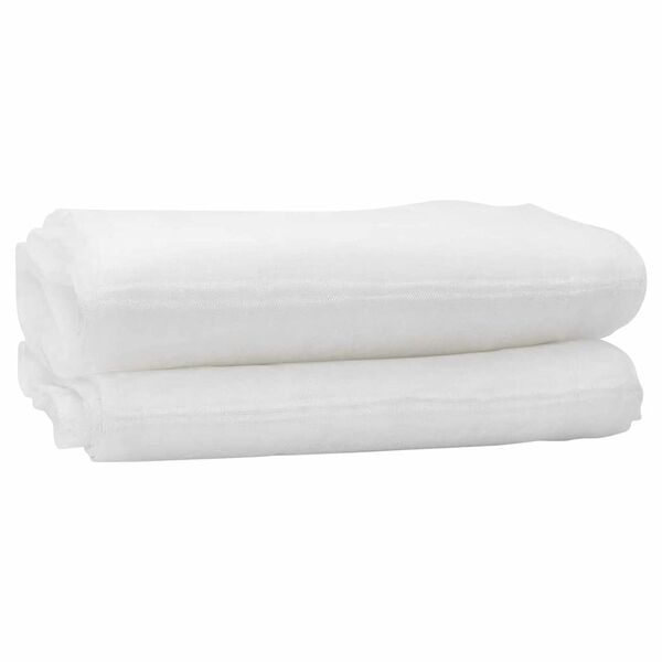 vidaXL Skord&yacute;ranet Hv&iacute;tt 2 x 50 m p&oacute;l&yacute;et&yacute;len