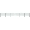 vidaXL Gir&eth;ingarplata me&eth; st&oacute;lpum &uacute;r j&aacute;rni 1040x80 cm gr&aelig;n