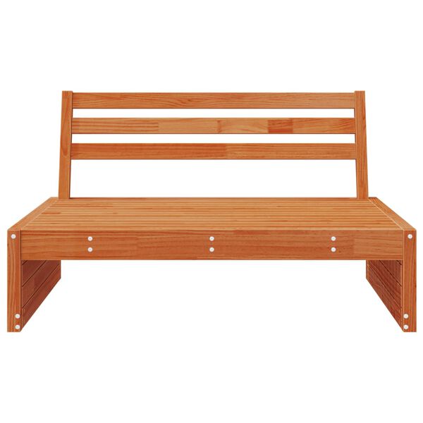 vidaXL Gar&eth;asofa Mi&eth;ja &THORN;&eacute;tt furutr&eacute; VaxBr&uacute;nn 120 x 95 x 69 cm