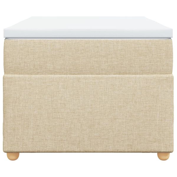 vidaXL H&oacute;lfa&eth; Springr&uacute;m me&eth; D&yacute;nu Rj&oacute;ma 90x190 cm Tauefni