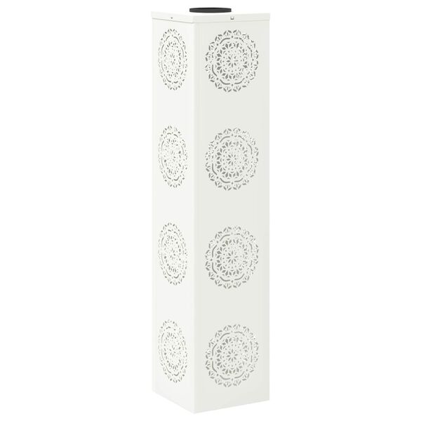 vidaXL S&oacute;lar LED st&iacute;gslj&oacute;s 2 pcs Hv&iacute;tt Kaldvalsa&eth;ur st&aacute;lar