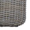 vidaXL Pl&ouml;ntuk&ouml;rfu me&eth; geymslu 2 pcs Gr&aacute;r Lacak Rattan