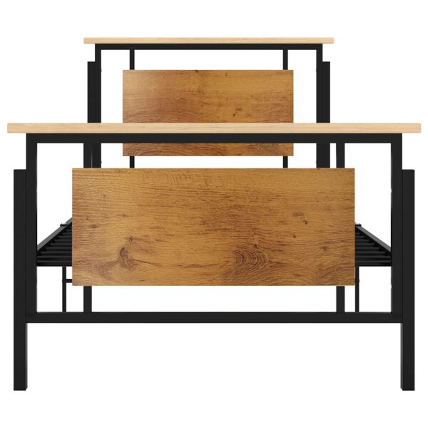 vidaXL Rúmgrind Málmur 100x200 cm