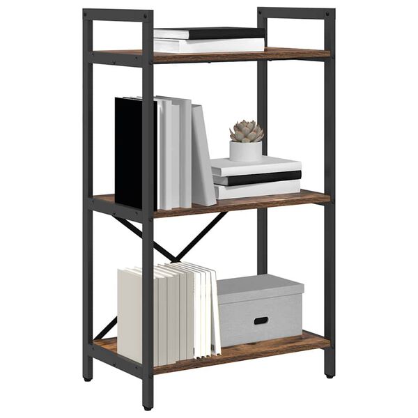 vidaXL Hilla Rau&eth;-eik 56 x 34 x 96 cm Samsettur vi&eth;ur