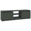 vidaXL Sj&oacute;nvarpssk&aacute;pur Gr&aacute;r 120x30x35,5 cm Samsettur Vi&eth;ur