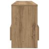 vidaXL T&iacute;marit Hillur Artisan Eik 102 x 30 x 45 cm