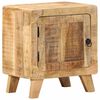 vidaXL n&aacute;ttbor&eth;ssk&aacute;pur 40x32x46 cm Solid Wood Gr&oacute;ft Mang&oacute;