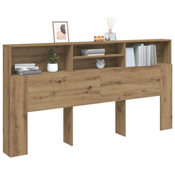 vidaXL H&ouml;fu&eth;gaflssk&aacute;pur Artisian Oak 200x19x103,5 cm Hanna&eth;ur vi&eth;ur