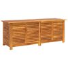 vidaXL Gar&eth;ageymslukassi me&eth; Rimlum 150x50x56 cm Gegnheil Akas&iacute;a