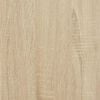 vidaXL &THORN;vottav&eacute;lask&aacute;pur Sonoma Eik 64x24x190 cm Samsettur Vi&eth;ur