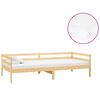 vidaXL Svefns&oacute;fi me&eth; D&yacute;nu 90x200 cm Gegnheil Fura