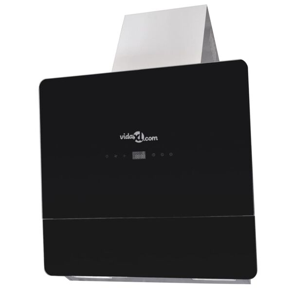 Háfur með Skjá Svart Hert Gler 600 mm