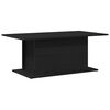 vidaXL S&oacute;fabor&eth; Svartur Eik 102 x 55,5 x 40 cm Samsettur vi&eth;ur