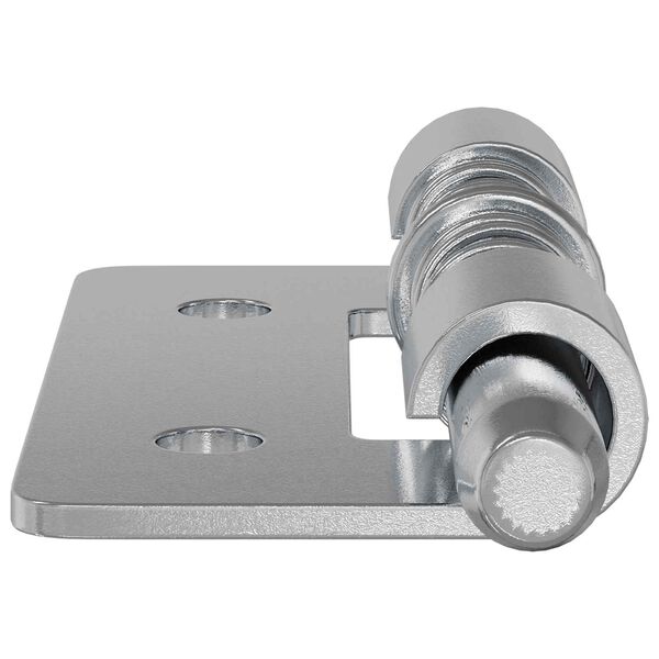 vidaXL Latch 2 pcs Silfur 46 x 17 x 1,2 mm St&aacute;l