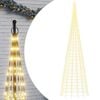 vidaXL LED J&oacute;latr&eacute; 3000 LED Hl&yacute; Hv&iacute;t 800 cm