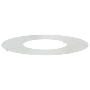 vidaXL hentar fyrir Flat tr&eacute;hring Silfur &Oslash;30 / 60 cm Sinkh&uacute;&eth;a&eth; st&aacute;l