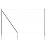 vidaXL Gir&eth;ingarp&oacute;stur 26 pcs Gr&aacute;r 3,2 x 3,2 x 215 cm
