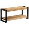 vidaXL Sj&oacute;nvarpssk&aacute;pur 90x30x40 cm Gegnheill Mang&oacute;vi&eth;ur