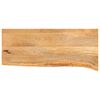 vidaXL Bor&eth;plata me&eth; N&aacute;tt&uacute;rulegum Br&uacute;num 80x40x2,5 cm Mang&oacute;vi&eth;ur