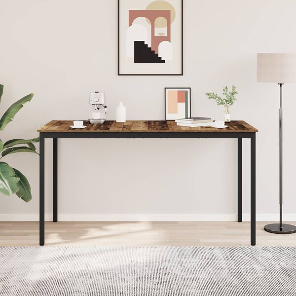 vidaXL Bor&eth;stofubor&eth; Samsettur vi&eth;ur