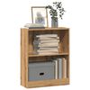 vidaXL B&oacute;kahilla Artisian Eik 60x24x76 cm Samsettur Vi&eth;ur
