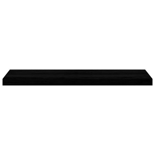 vidaXL Gluggasyllur 2 stk D&ouml;kkbr&uacute;nt 90x30x2 cm Solid Wood Eik