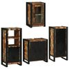 vidaXL Ba&eth;herbergismublasett 4 pcs Marglitur Solid endurn&yacute;ttur vi&eth;ur