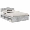 vidaXL Ramsv&iacute;k Steinsteypa gr&aacute; 150 x 200 cm Solid furuhikk