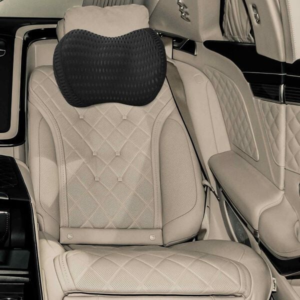 vidaXL H&aacute;lskoddinn Einfarbigur Svart 30,5 x 21,5 x 13 cm Minnisskum