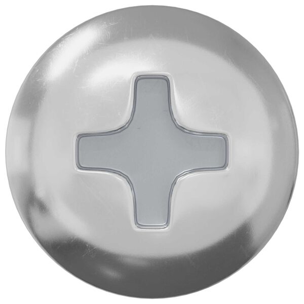 vidaXL Tr&eacute;stungur 2 pcs Silfur M4 x 25 mm St&aacute;l