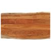vidaXL Bor&eth;plata 110x60x3,8cm R&eacute;tthyrnd Gegnheil Akas&iacute;a N&aacute;tt&uacute;rul. Br&uacute;n