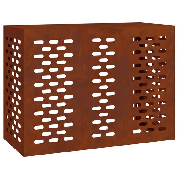 vidaXL Loftk&aelig;liv&ouml;r&eth;ur Rusty 110 x 50 x 80 cm Ve&eth;ra&eth; st&aacute;l