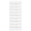 vidaXL Premium &thorn;vottahandkl&aelig;&eth;i SOLUND 10 stk. hv&iacute;t 30x30 cm 600 gsm