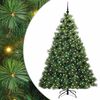 vidaXL Gervi j&oacute;latr&eacute; me&eth; 300 LED me&eth; standi Gr&aelig;nn 210 cm PE og PVC
