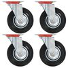 143448 vidaXL Swivel Casters 4 pcs 125 mm