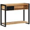 vidaXL Console Bor&eth; 100x35x75 cm Solid Groft Wood Mango