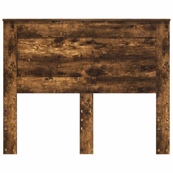 vidaXL H&ouml;f&eth;agafl me&eth; h&ouml;fu&eth;gafl Rau&eth;-eik 120 cm Samsettur vi&eth;ur