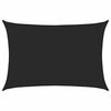 vidaXL S&oacute;lskyggni 160 g/m&sup2; Svart 5x6 m HDPE