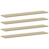 vidaXL B&oacute;kahillur 8 stk. Sonoma Eik 100x20x1,5 cm Sp&oacute;naplata