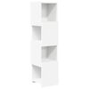 vidaXL Hornsk&aacute;pur 25,5x25x102cm Samsettur vi&eth;ur