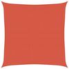 vidaXL Skyggnid&uacute;kur Segl 160 g/m&sup2; Leirbr&uacute;nn 6x6 m HDPE