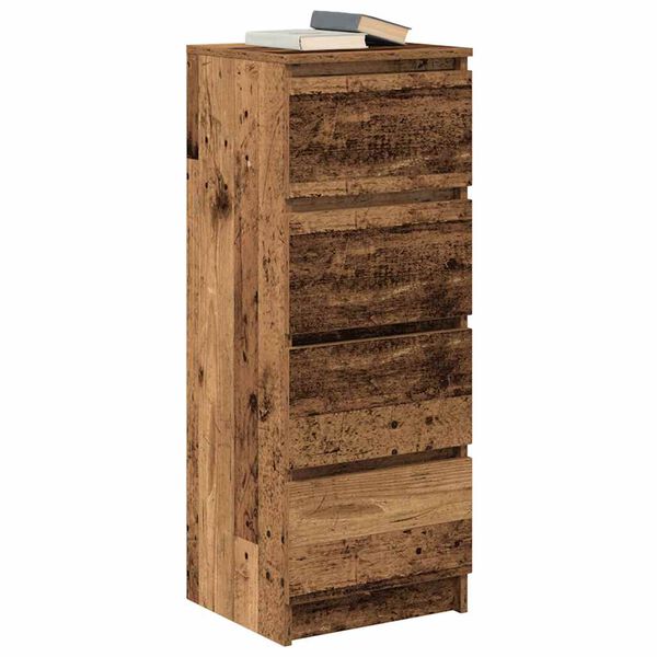 vidaXL skenkur Old Wood 37,5x35x99 cm Engineered Wood