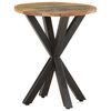 vidaXL Hli&eth;arbor&eth; 48x48x56 cm Gegnheill Endurunninn Vi&eth;ur